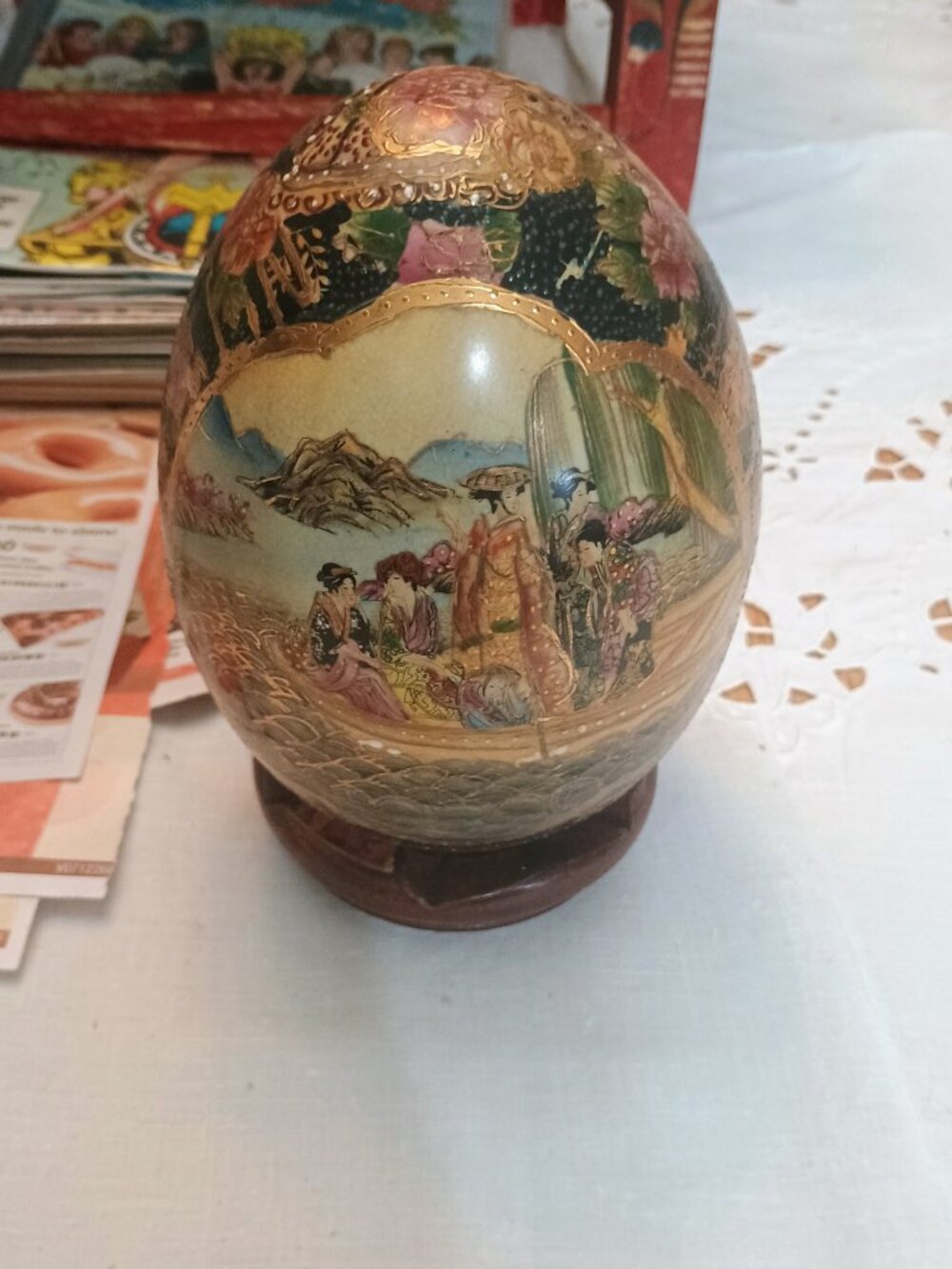 Asian Decorative Egg - Picture 3 of 5